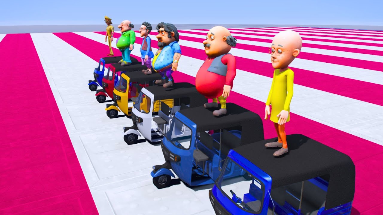 Motu Patlu Impossible Parkour Ramp Challenge In Gta5