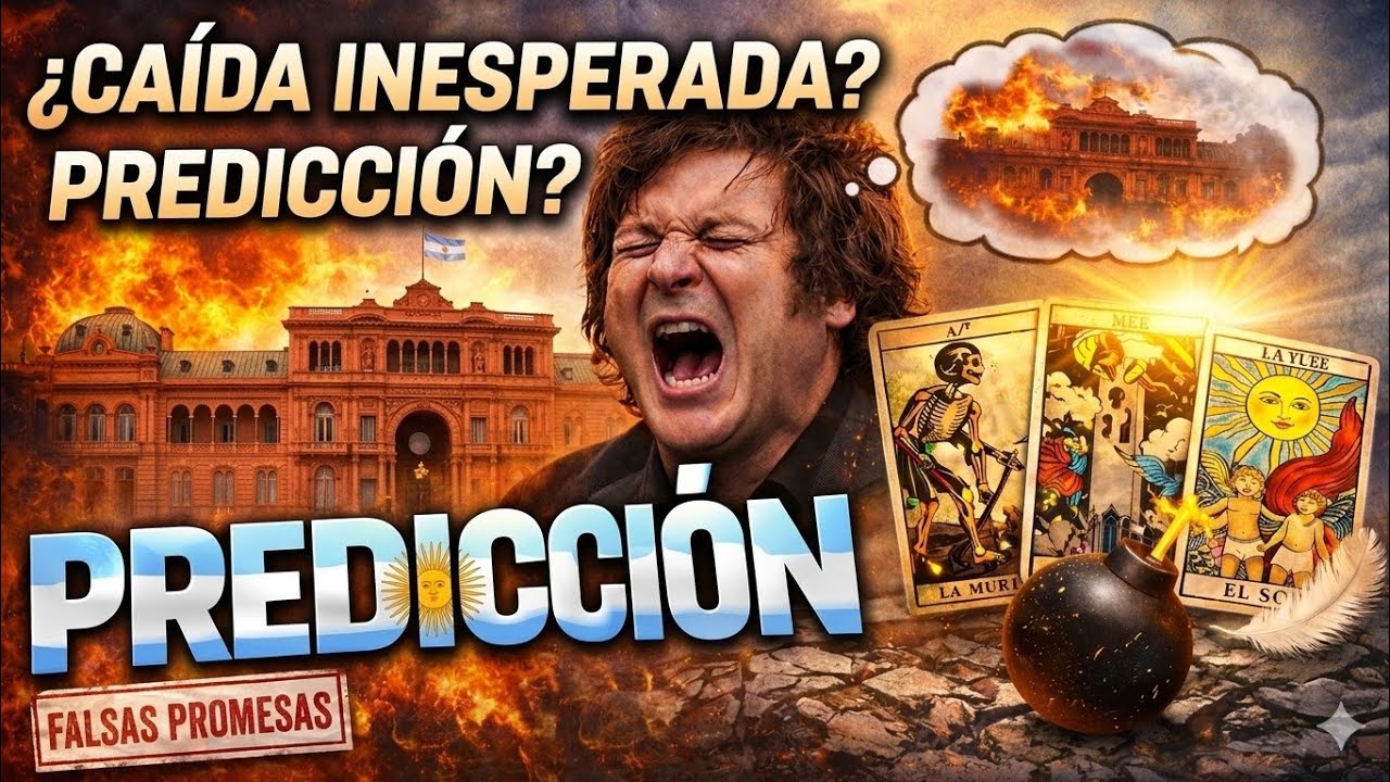 😬 &iquest;Se cae el gobierno de Milei? El Tarot revel&oacute; algo que nadie esperaba en Argentina 🔥🇦🇷