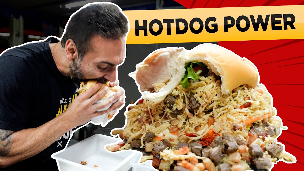 'HOTDOG POWER' - O MAIOR DA CIDADE!! [Hotdog Campeão Curitiba]