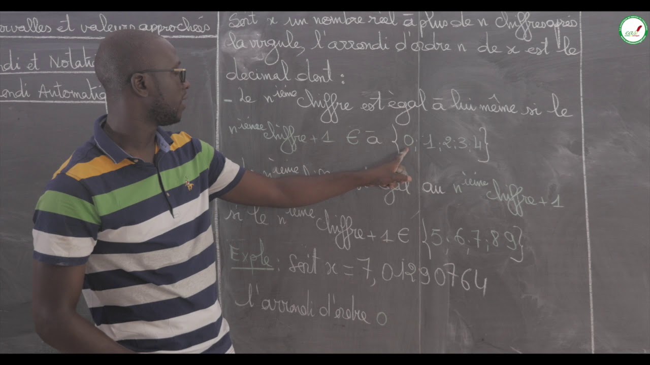 Cours - Seconde - Mathématiques : Intervalles et valeurs rapprochées / Arrondi et notation / M. Ka
