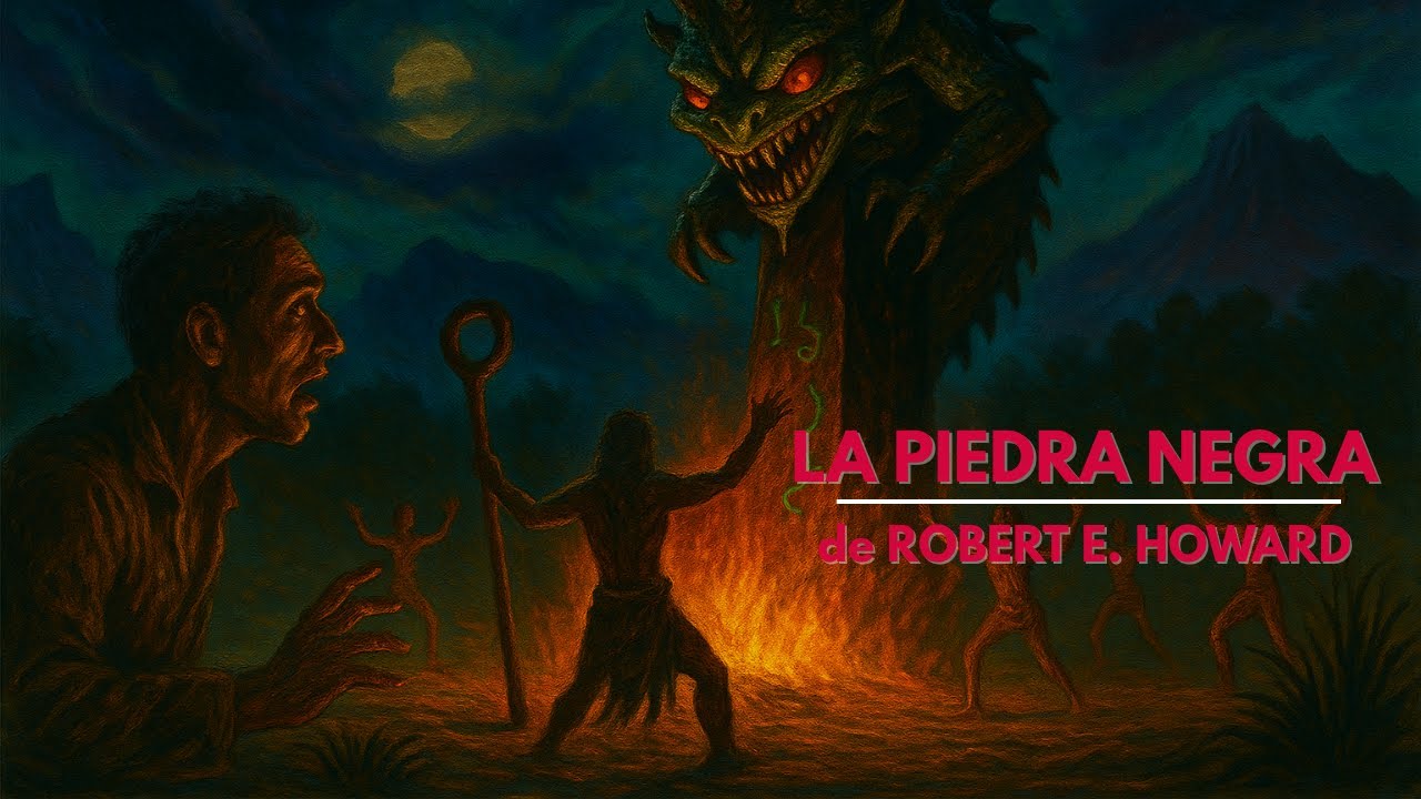 La piedra negra de Robert E. Howard (Relato de terror)