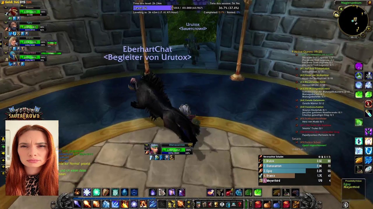 [SAUERCROWD] MOUNT DA! Jetzt verschuldet T_T ⚔️ | WoW HC | Tode: 1