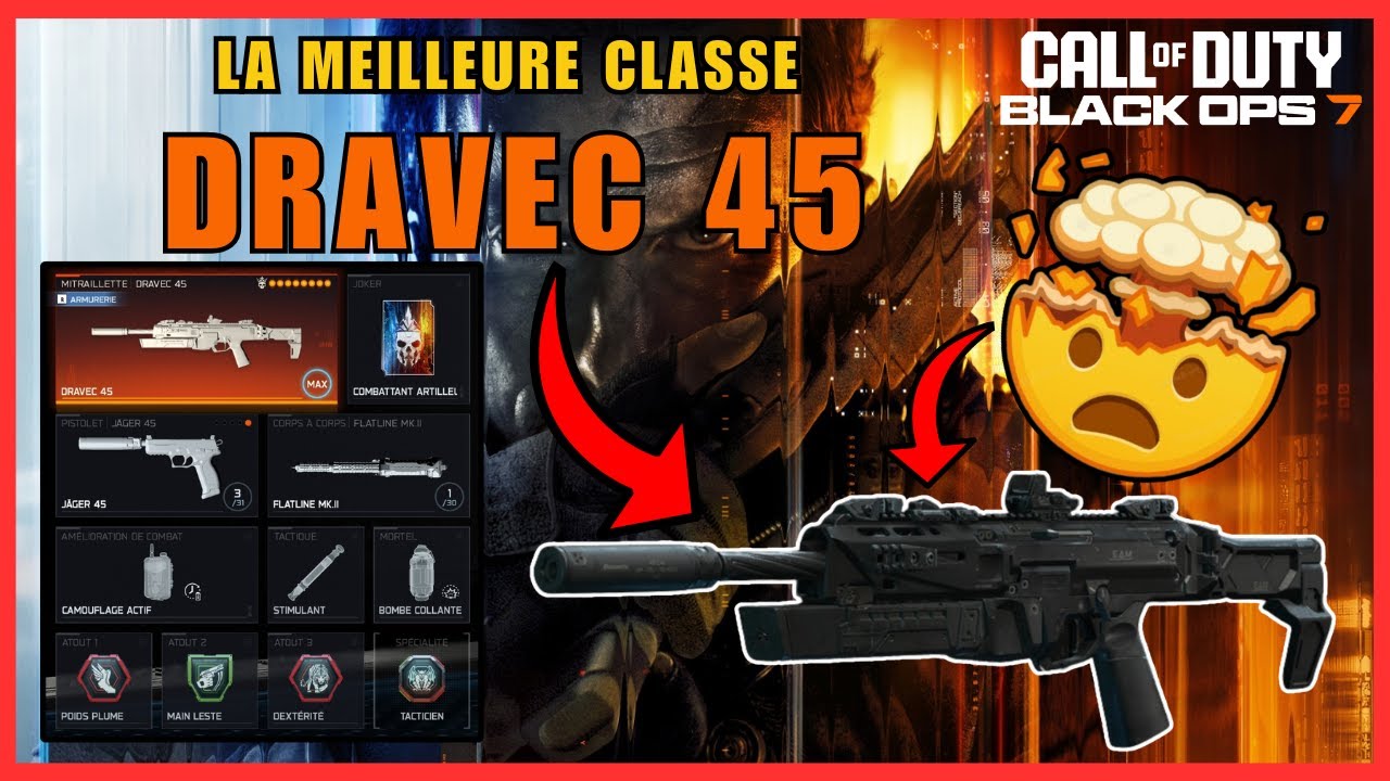 LA MEILLEURE CLASSE DRAVEC 45 🔥- VOUS DEVEZ LA JOUER ABSOLUMENT ! - BLACK OPS 7 BETA