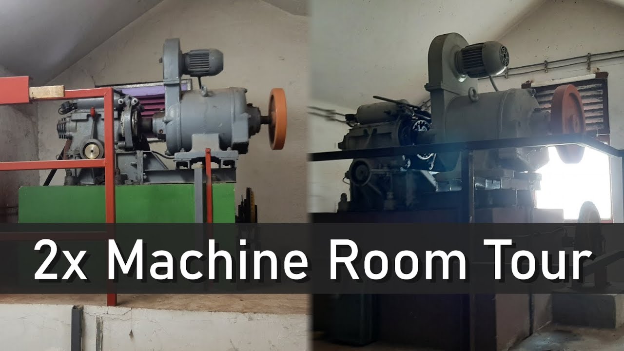 MACHINE ROOM TOUR of 2x 1980s Daka lifts partially mod. by ThyssenKrupp