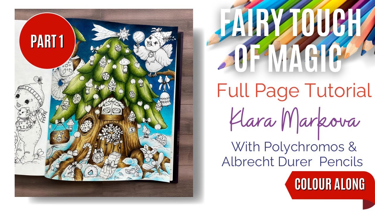 Colour Along | Fairy Touch of Magic by Klara Markova | Part 1 of 2
