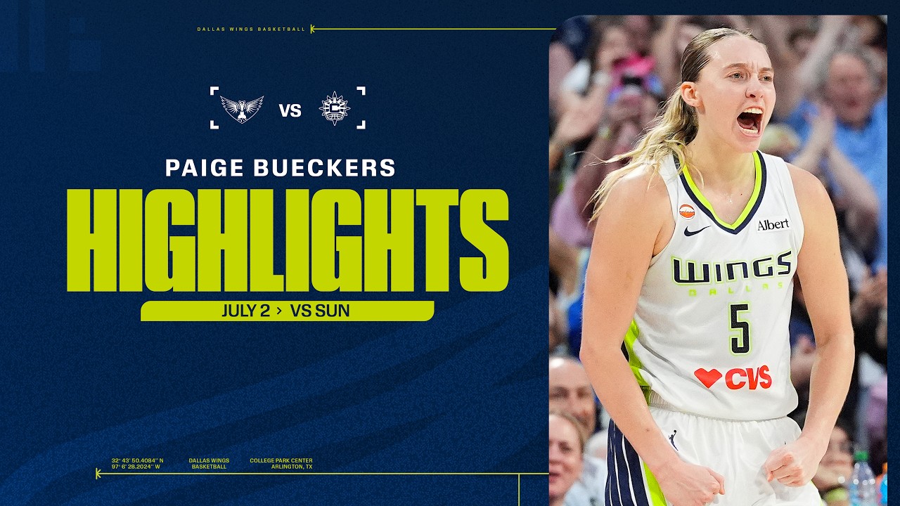 Highlights: Paige Bueckers COMES UP CLUTCH with 25 Points vs Connecticut Sun | 7.2.26