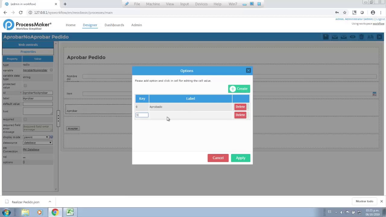 Ejemplo de ProcessMaker