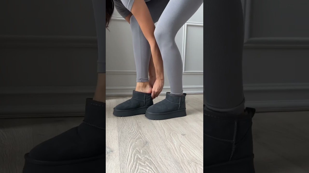 Бестселлер зимы &mdash; трендовые угги с натуральным мехом❄️ #shoes #женскаяобувь #обувь #угги