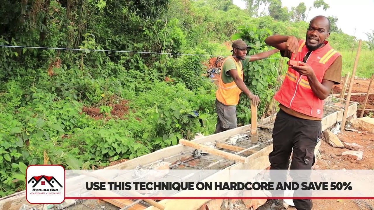 SAVE 50% ON HARCORE WHEN YOU USE THE FOLLOWING TECHNIQUES WHICH SAVES CEMENT AND DURABLE