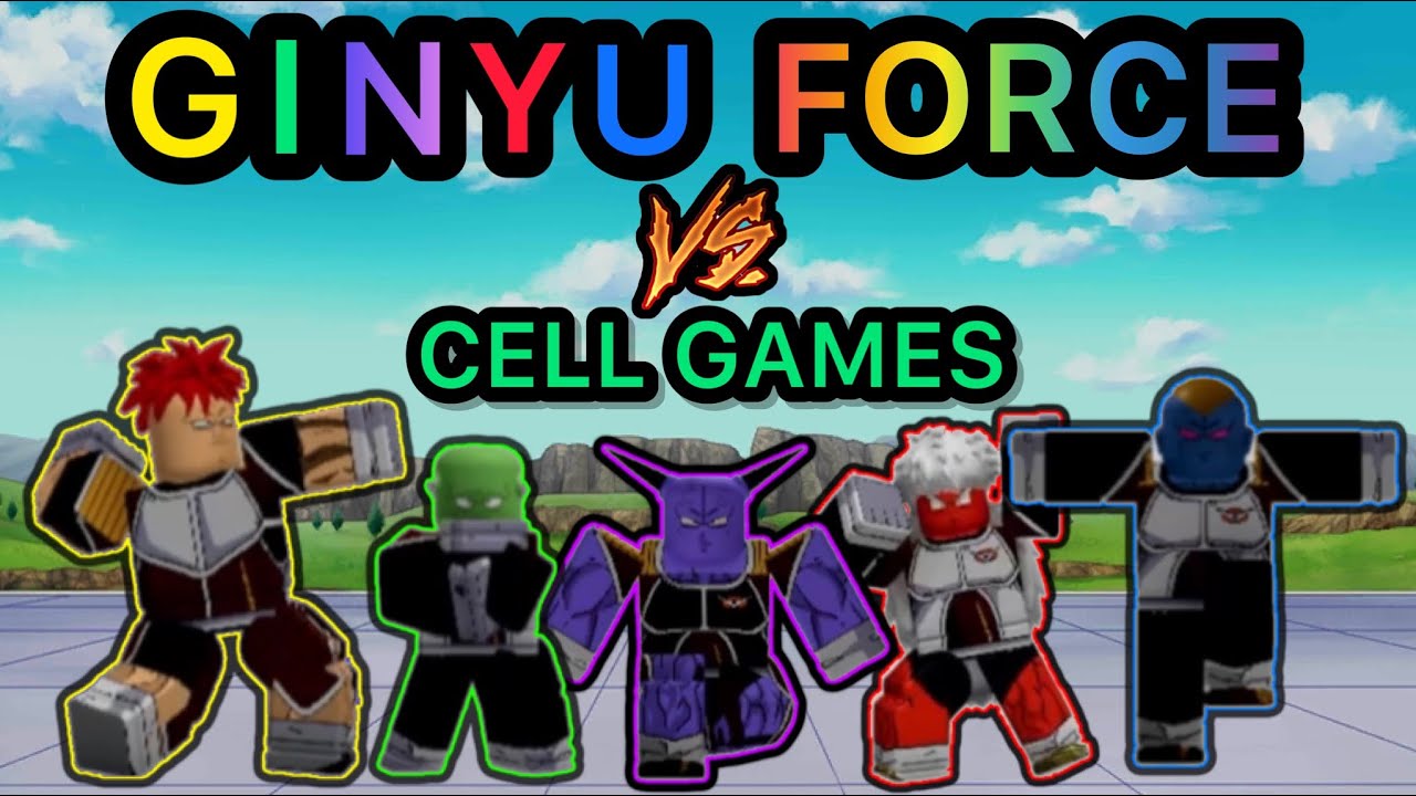 Ginyu Force VS Cell in ROBLOX
