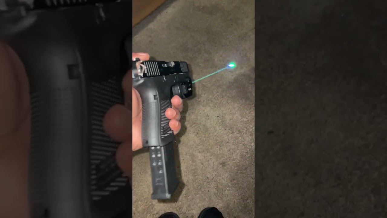 Glock 23 Gen 5 With Switch , Double laser + flash , 22rund mag