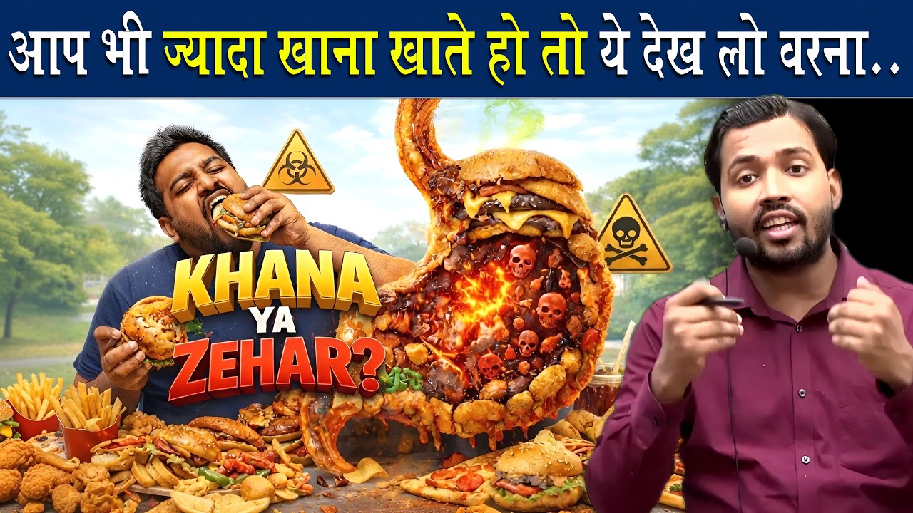 ज्यादा खाना खाते हो तो ये देख लो.! Food can take your life