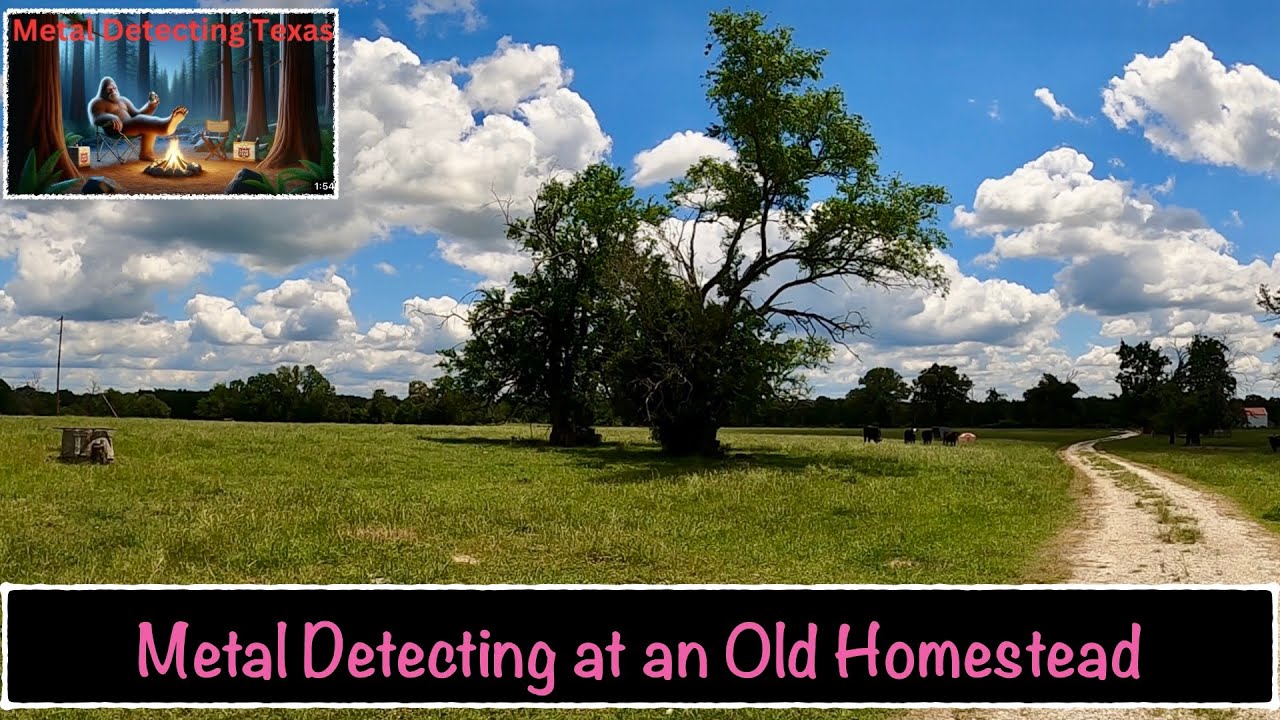 Metal Detecting at an 1800&rsquo;s TEXAS homestead with @Metal-Detecting-Texas l