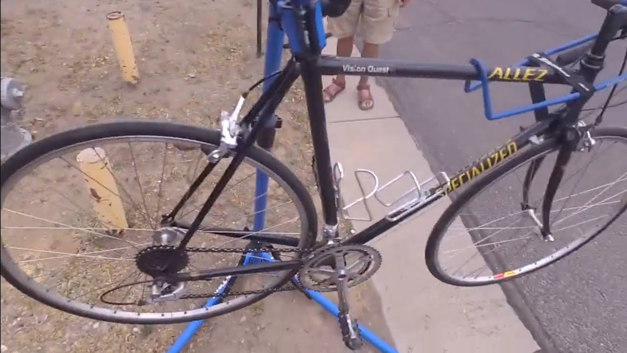 Bicycle Tune Up Vintage Specialized Allez Steel - Bosque Mobile Bicycle Repair - Denver Colorado USA