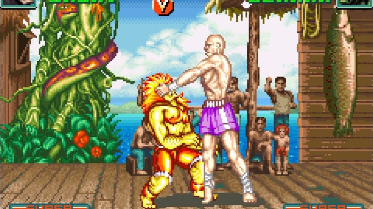 Прохождение игры за Сагата | Super Street Fighter Turbo Revival (Gameboy Advance)