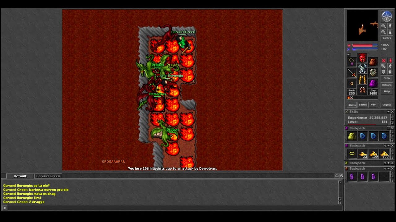 Old Tibia - Coronel Bornegio & Green x Demodras (Pythera 2005 7.5)