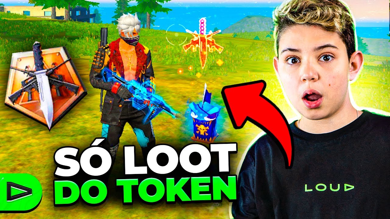 JOGAMOS USANDO APENAS O TOKEN NA LOUD FREE FIRE!!