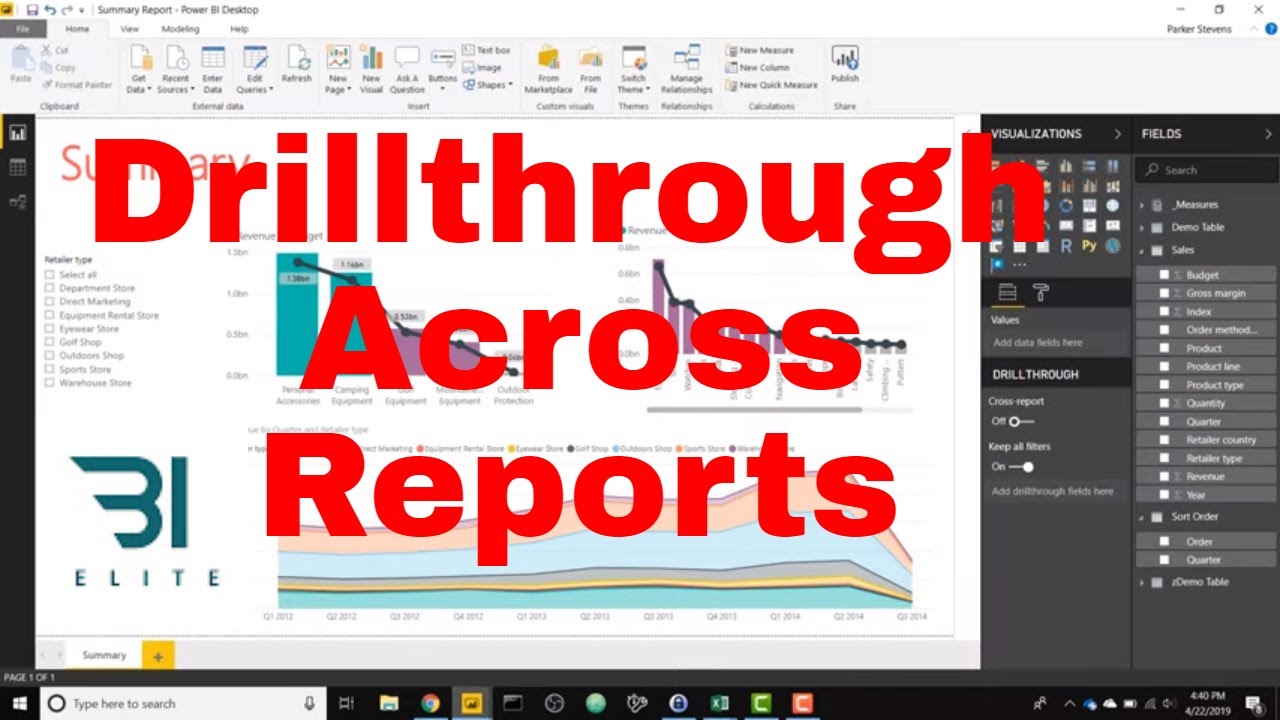 Power BI - Drillthrough to Another Report for Increased Security