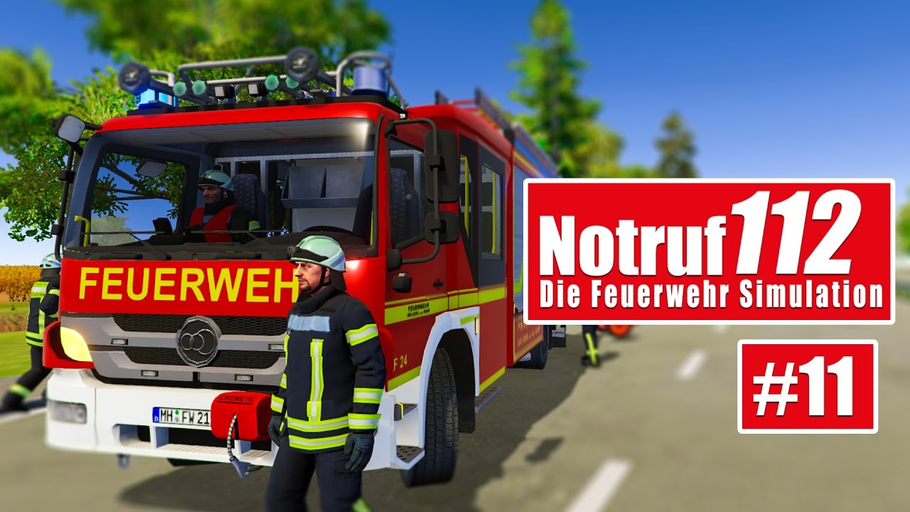 NOTRUF 112 #11: Verkehrsunfall mit Verletzten! I Gameplay von Notruf 112 die Feuerwehr-Simulation