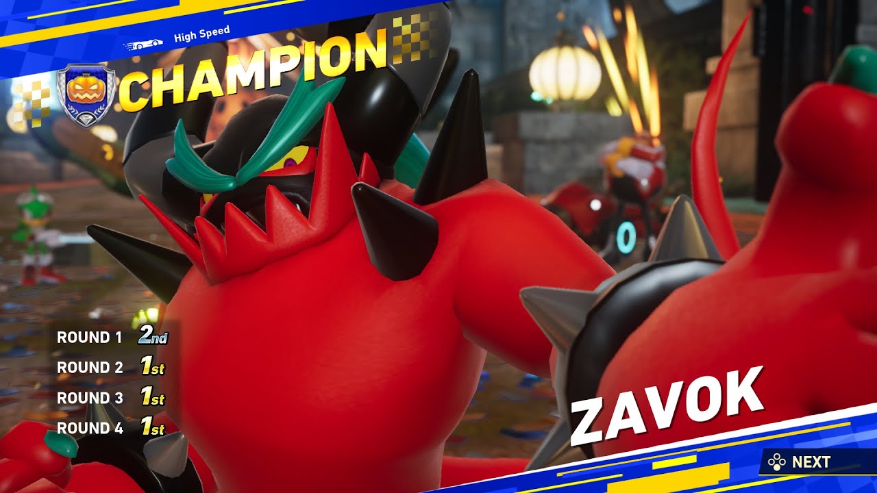 Sonic Racing  CrossWorlds #4 (Pumpkin Grand Prix/ Zavok)