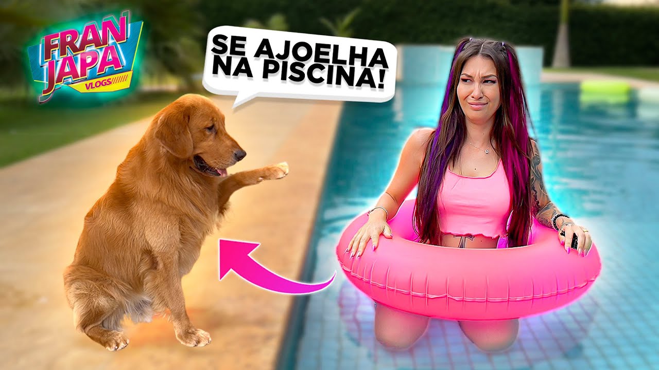 FAZENDO TUDO QUE MEU CACHORRO MANDAR! - Fran Japa