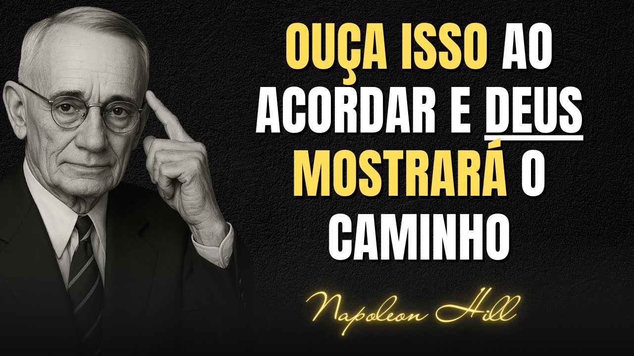 Faça Isso LOGO CEDO e DEUS  te Mostrará o Caminho | Napoleon Hill