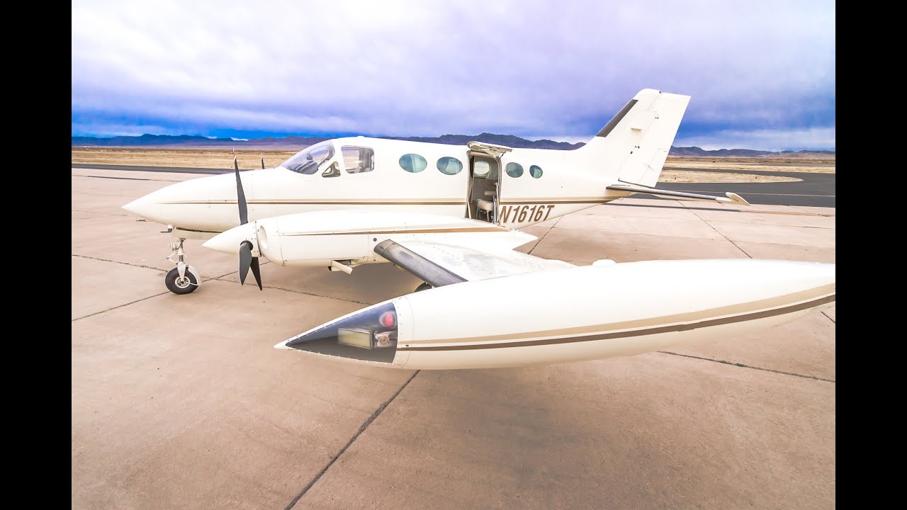 Cessna 414 For Sale - In-Flight