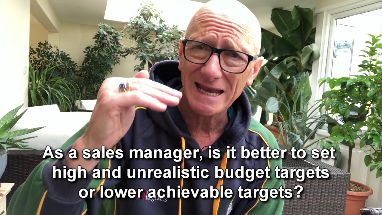 Is it better to set high and unrealistic budget targets or lower achievable targets?