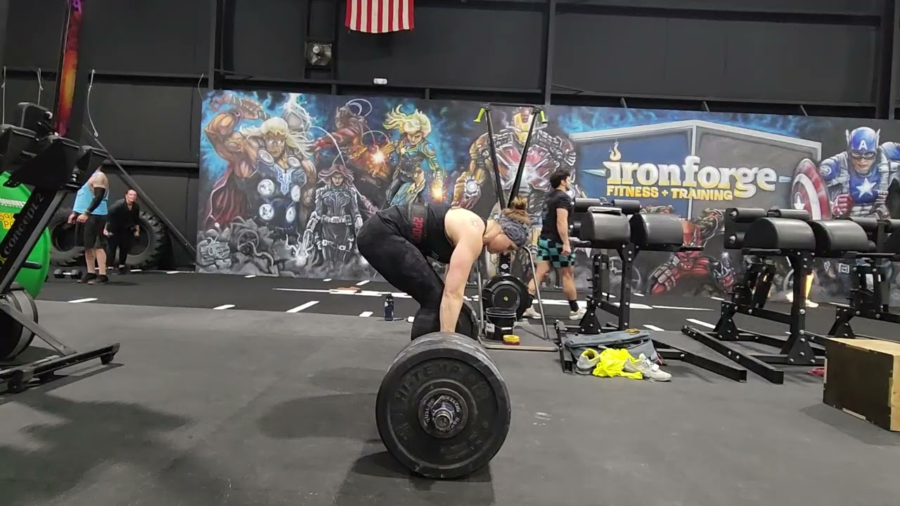 3 dl at 260#,  4 sets 2.16.26