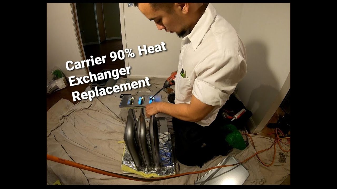 Replacing Carrier 90% Heat Exchanger Start To Finish