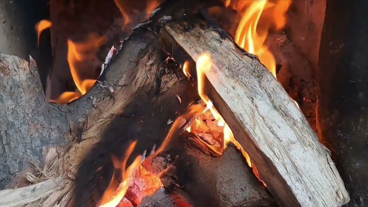 Relaxing Sound of village Oven-Fire