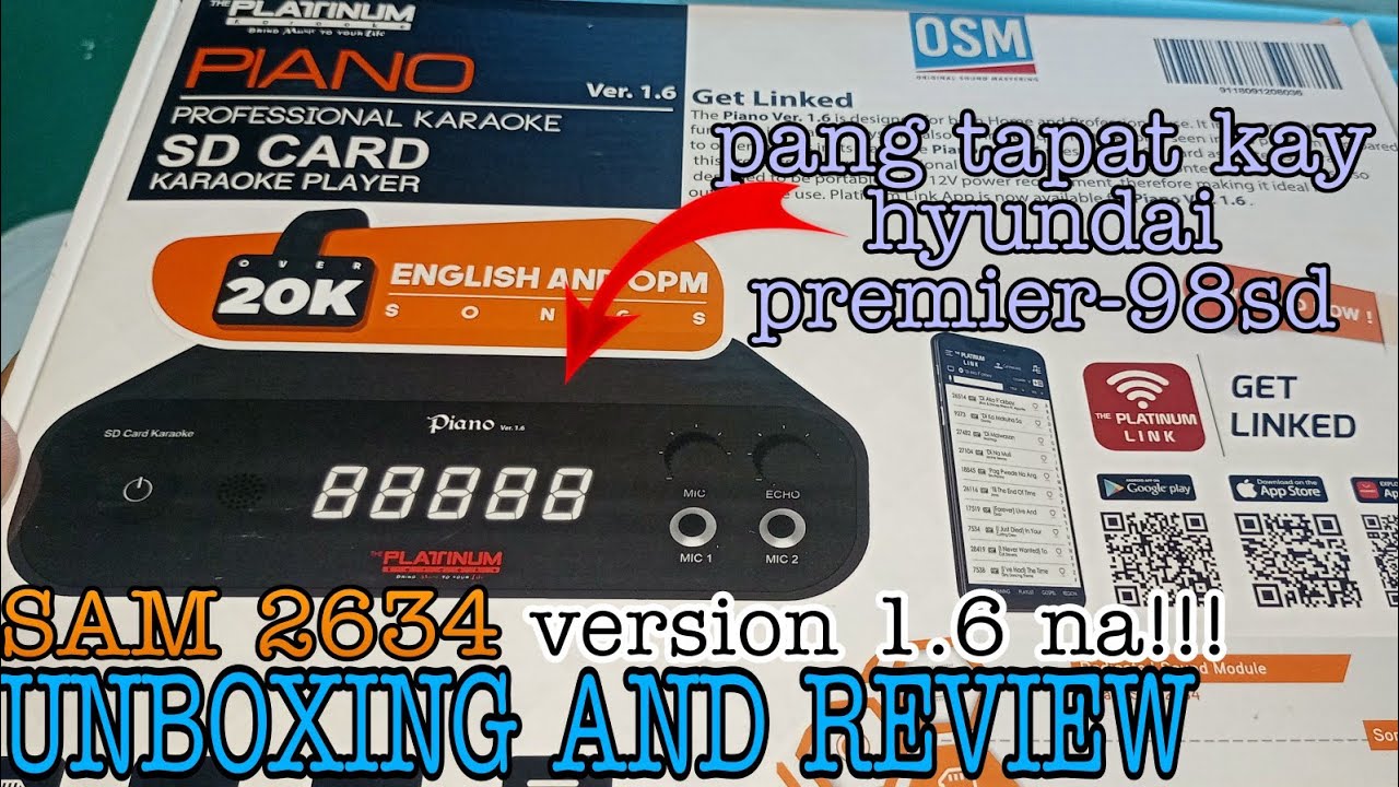 PLATINUM PIANO SD  VERSION 1.6  UNBOXING AND REVIEW