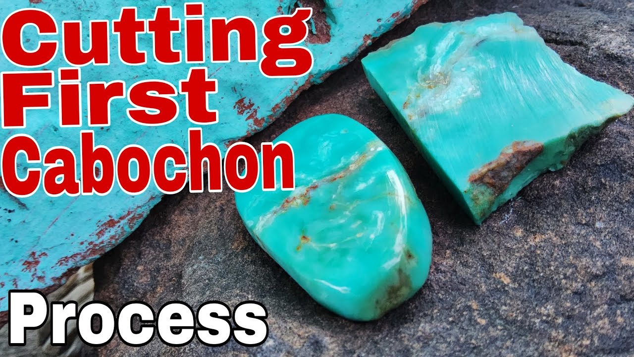 Ep.136) Cutting & Cabbing First Stone! | Skill-Building | #jewelrytutorial #lapidary 
