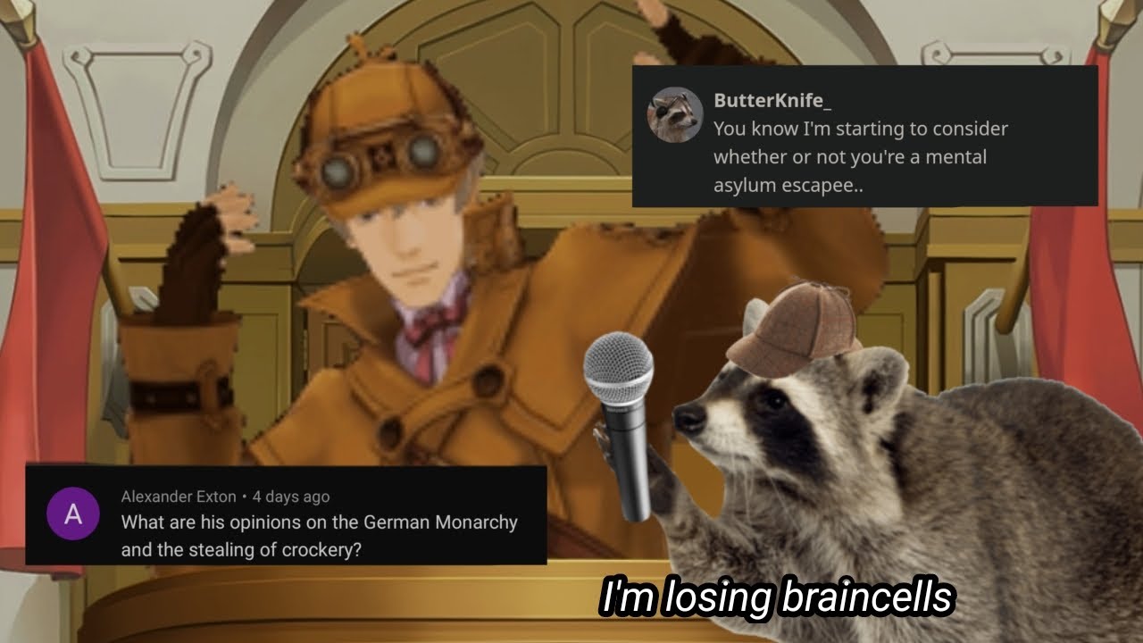 Interviewing and losing braincells with Herlock Sholmes, except he's a chat AI (Objection.lol)
