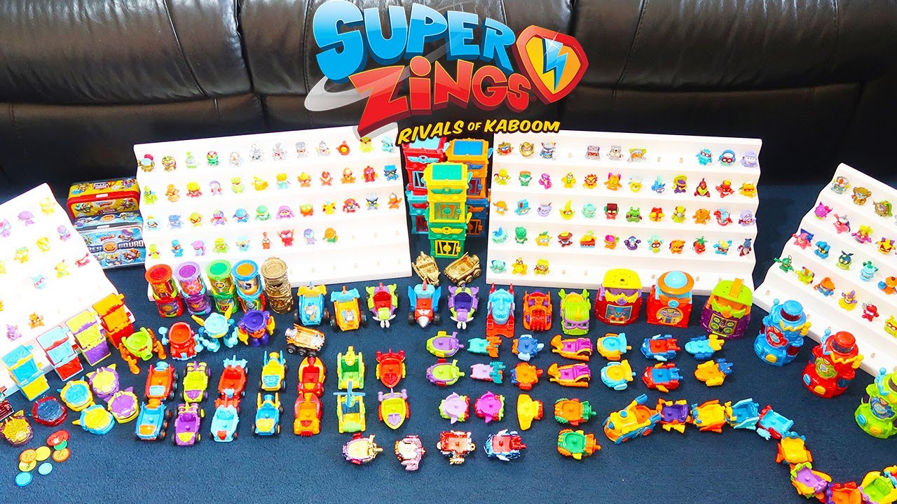 Superzings Full Collection Series 1 5 all playsets and characters