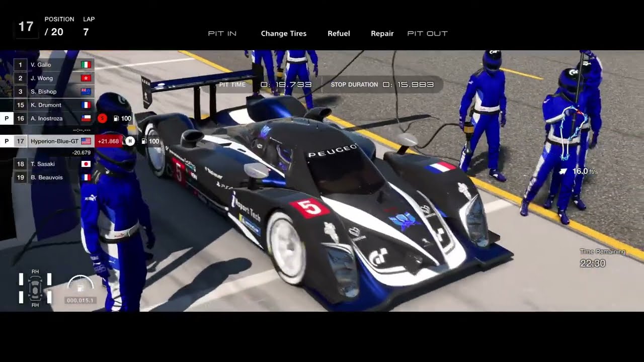 Gran Turismo 7, Part 135 - Gr.1 Prototype Series (Race 5 of 6, Michelin Raceway Road Atlanta)