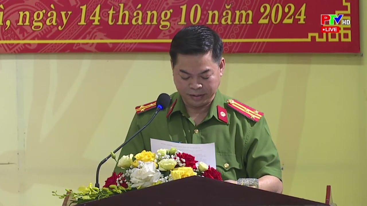 20241014 PTV GĐ Công an tỉnh Phú Thọ Đại tá Nguyễn Minh Tuấn đối thoại và lắng nghe ý kiến nhân dân