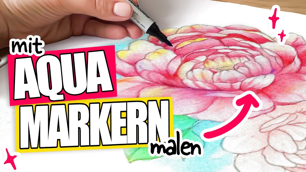 ANFÄNGER müssen DAS wissen! Alles zu Material & Techniken mit AQUAMARKERN