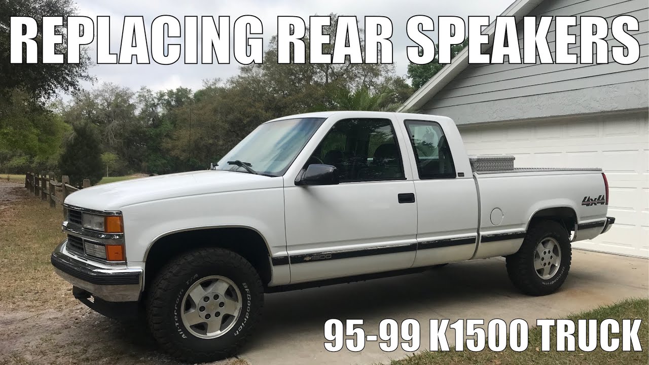 Замена заднего динамика Chevrolet K1500 95-99