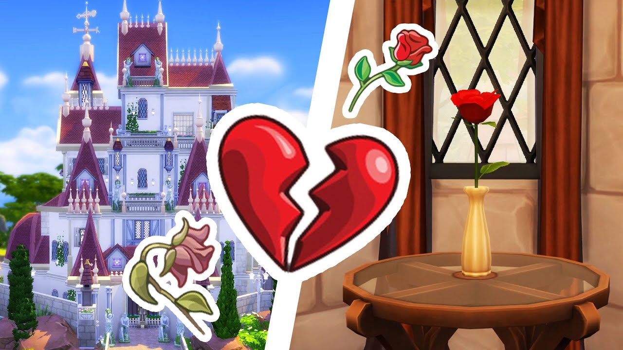 The Sims 4 House Building // BEAUTY AND THE BEAST Collab with Hattysims!