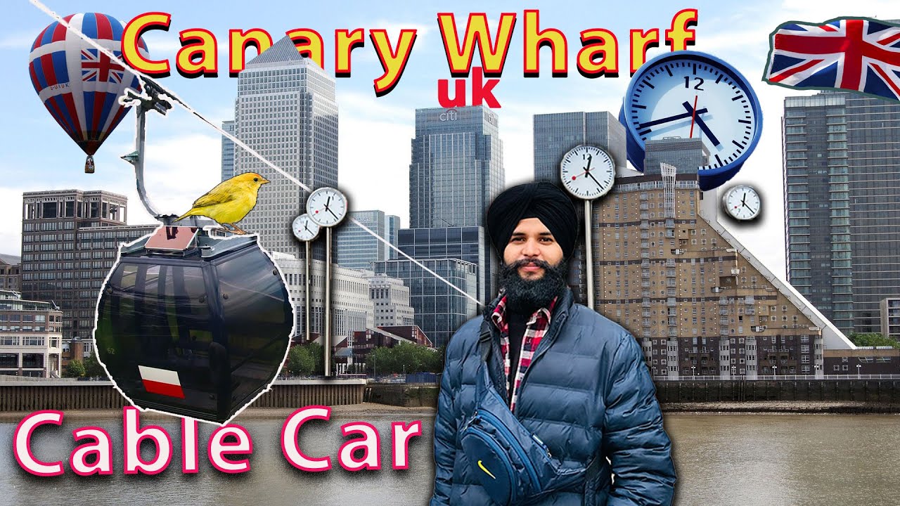 London 🇬🇧  Cable Car Ride & Canary Wharf Tour | Sky View Experience 2025 deepdelhi