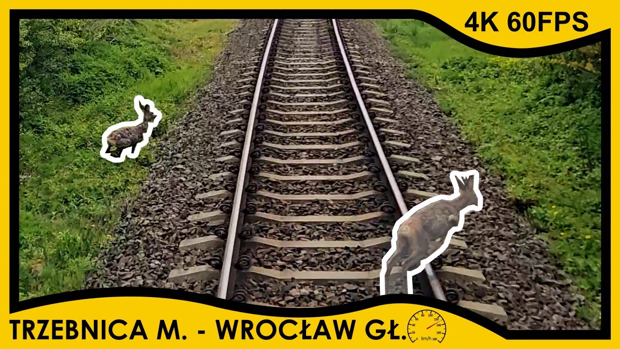 [CABVIEW] Trzebnica ➡️ Wrocław Główny //4K 60fps, prędkość
