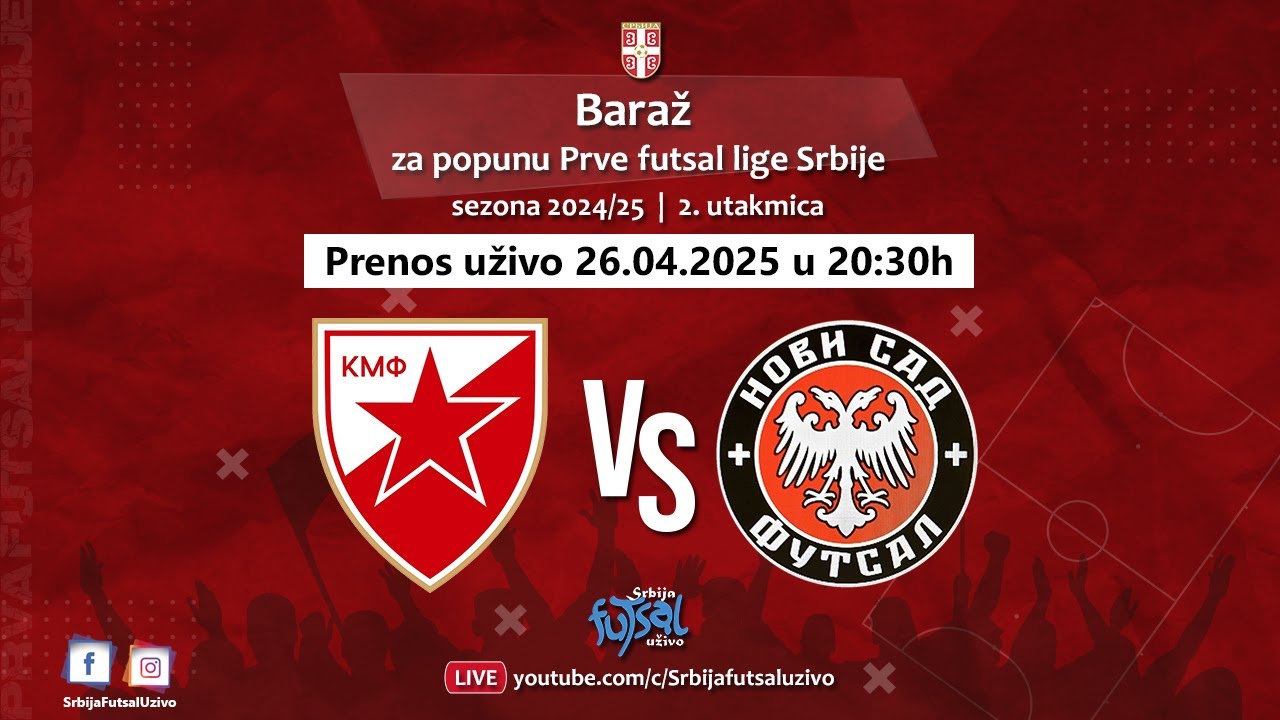 Baraž KMF Crvena zvezda - KMF Novi Sad | 2. utakmica