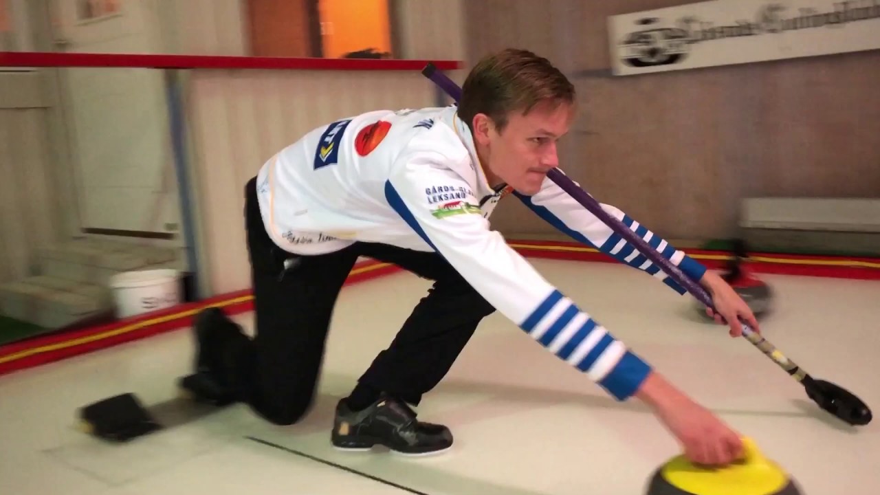 Curling med Leksands CK och Fredrik Nyman