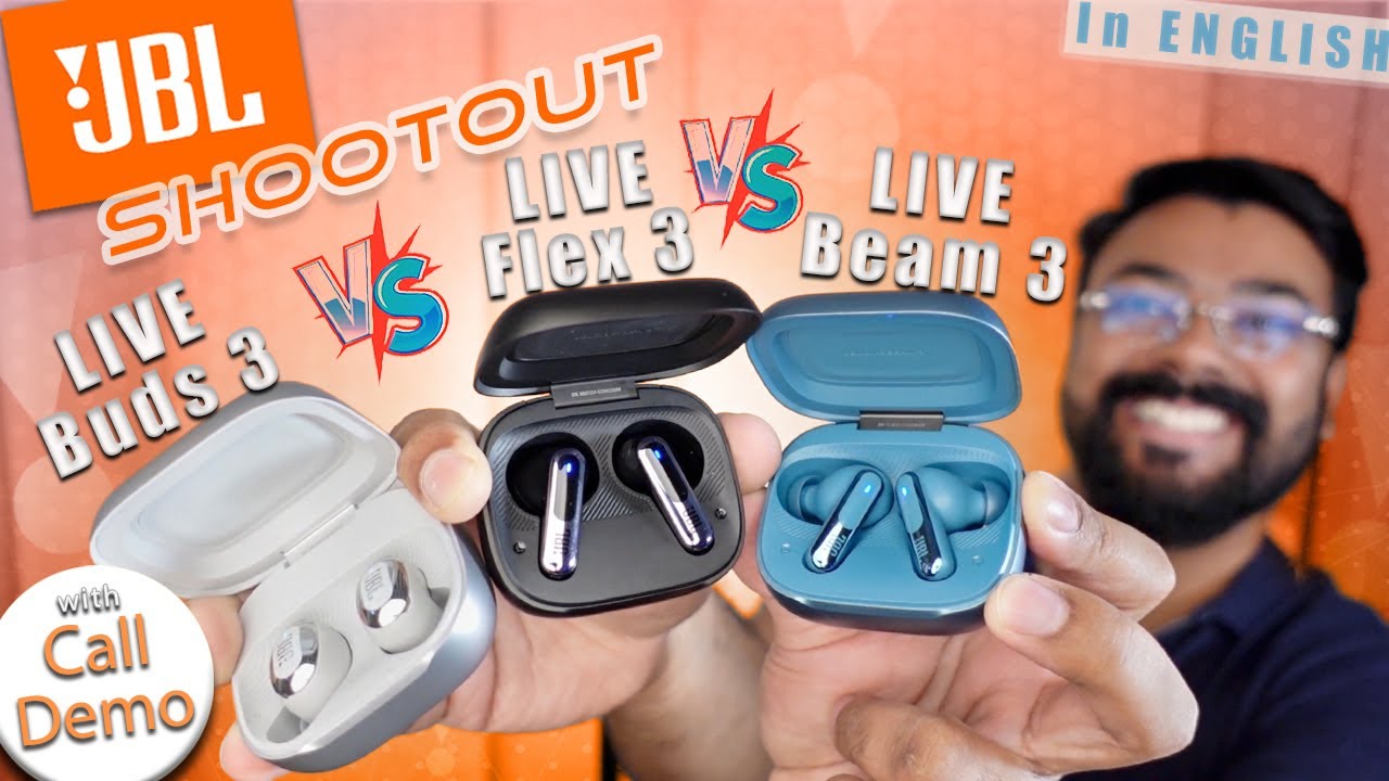JBL Live Series Showdown | Which One Is RIGHT For You? | Live Beam3 vs Live Buds 3 vs Live Flex3