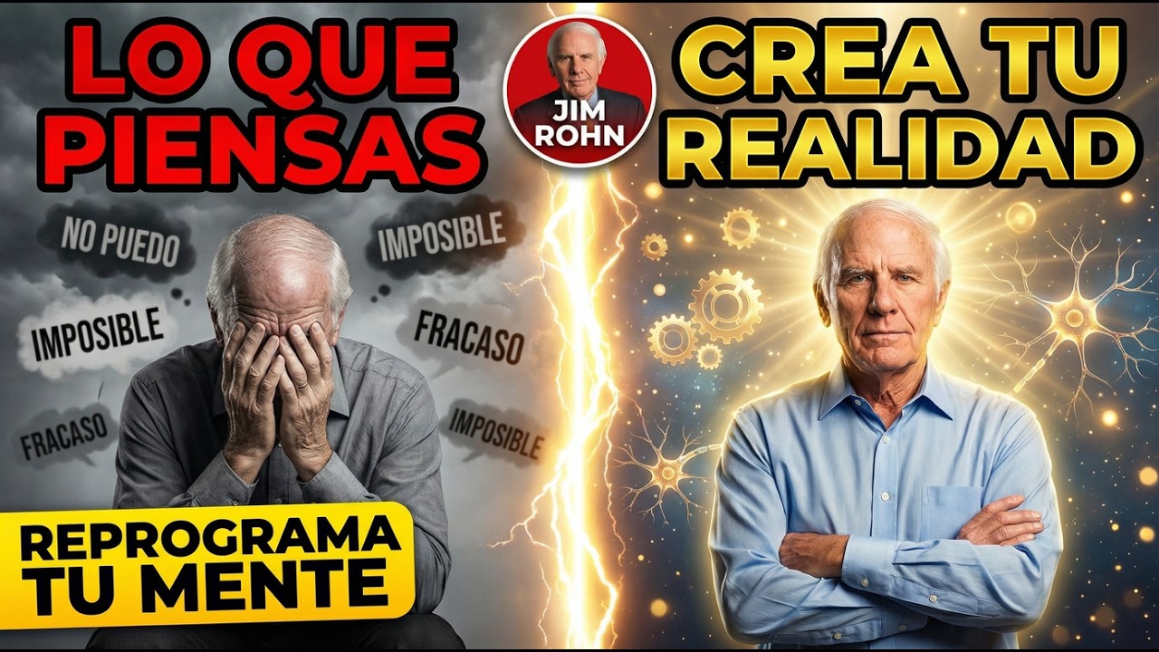 Lo que PIENSAS se Convierte en tu REALIDAD | Jim Rohn