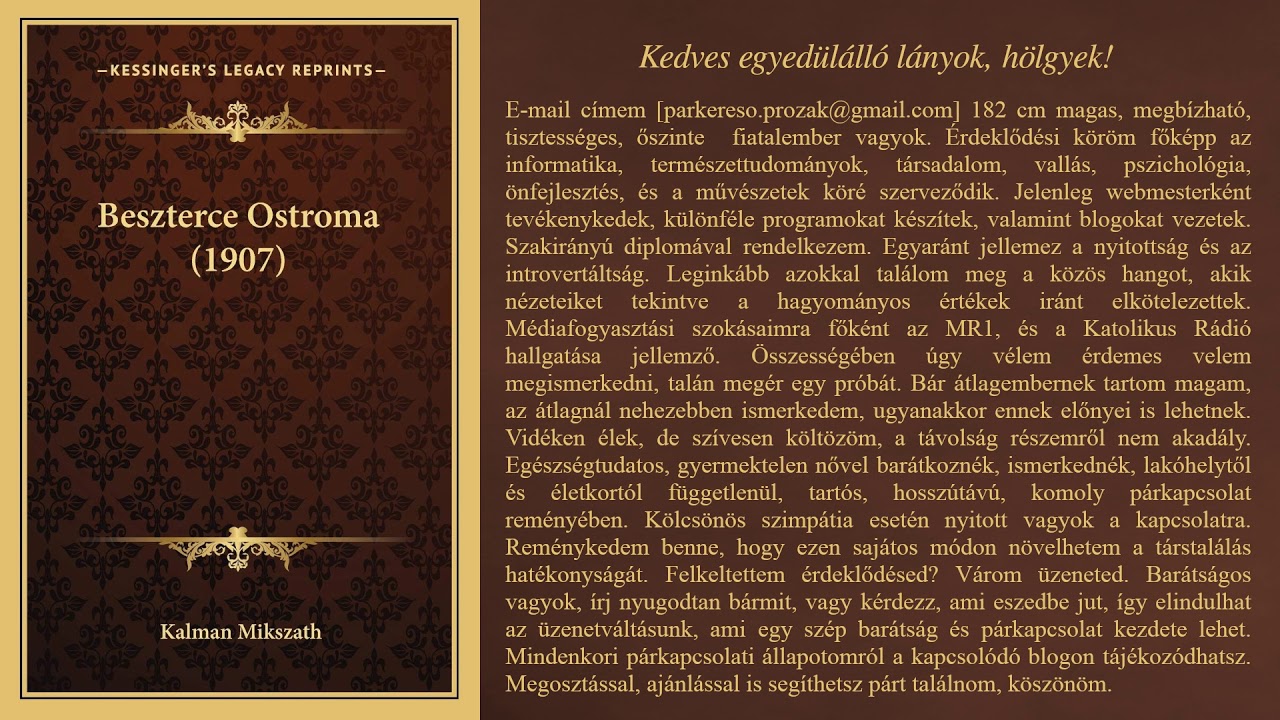 Mikszáth Kálmán - Beszterce Ostroma (hangoskönyv)