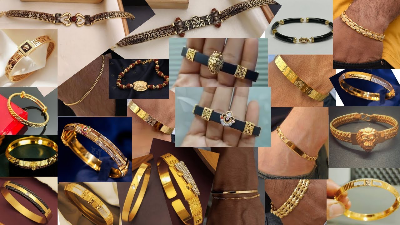 Gold Kada Design For Men Price l Mens Gold Bangles Designs l Latest Gold Bracelet For Men...