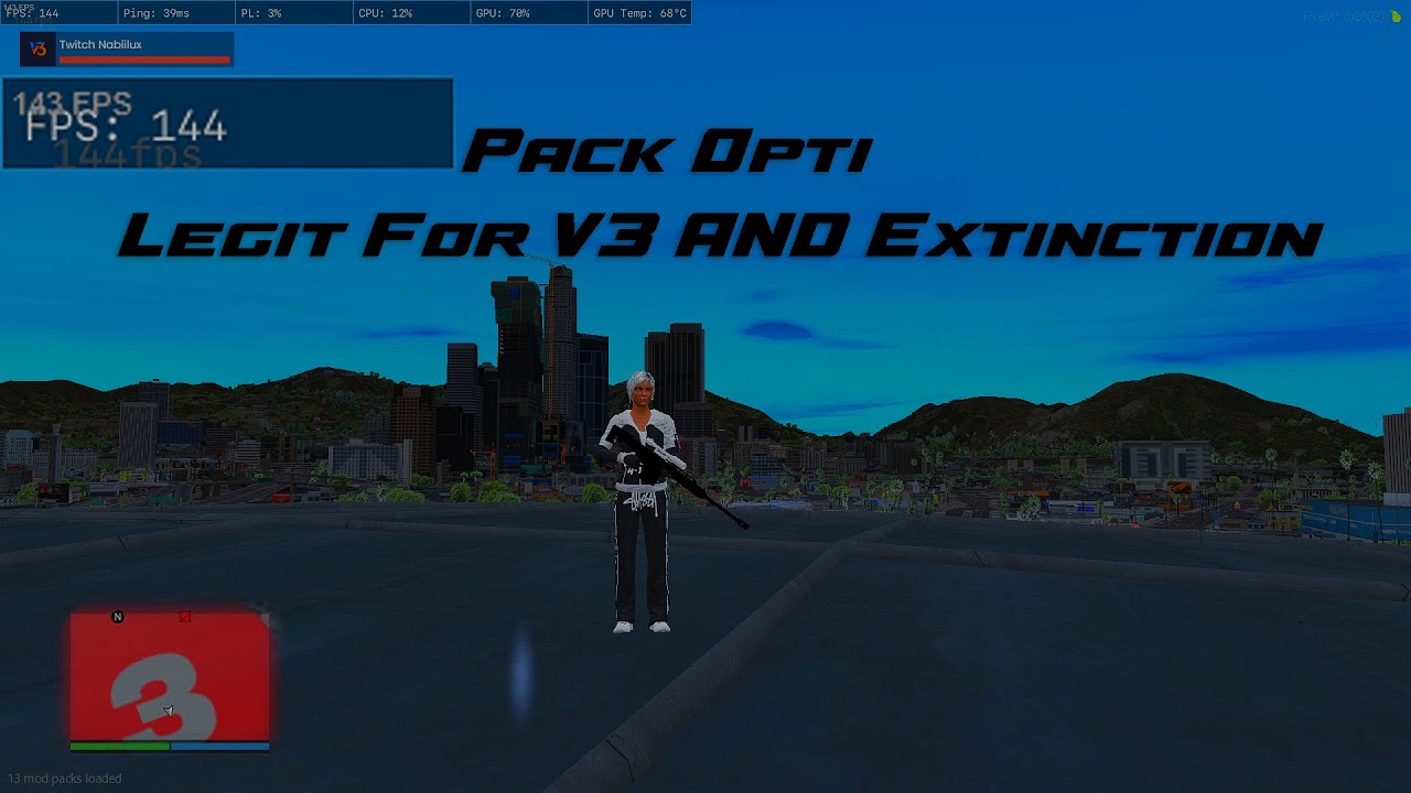 PACK OPTI By  NABILLUX For V3 AND Extinction | #fivem #pvp #pack #v3pvp #extinction