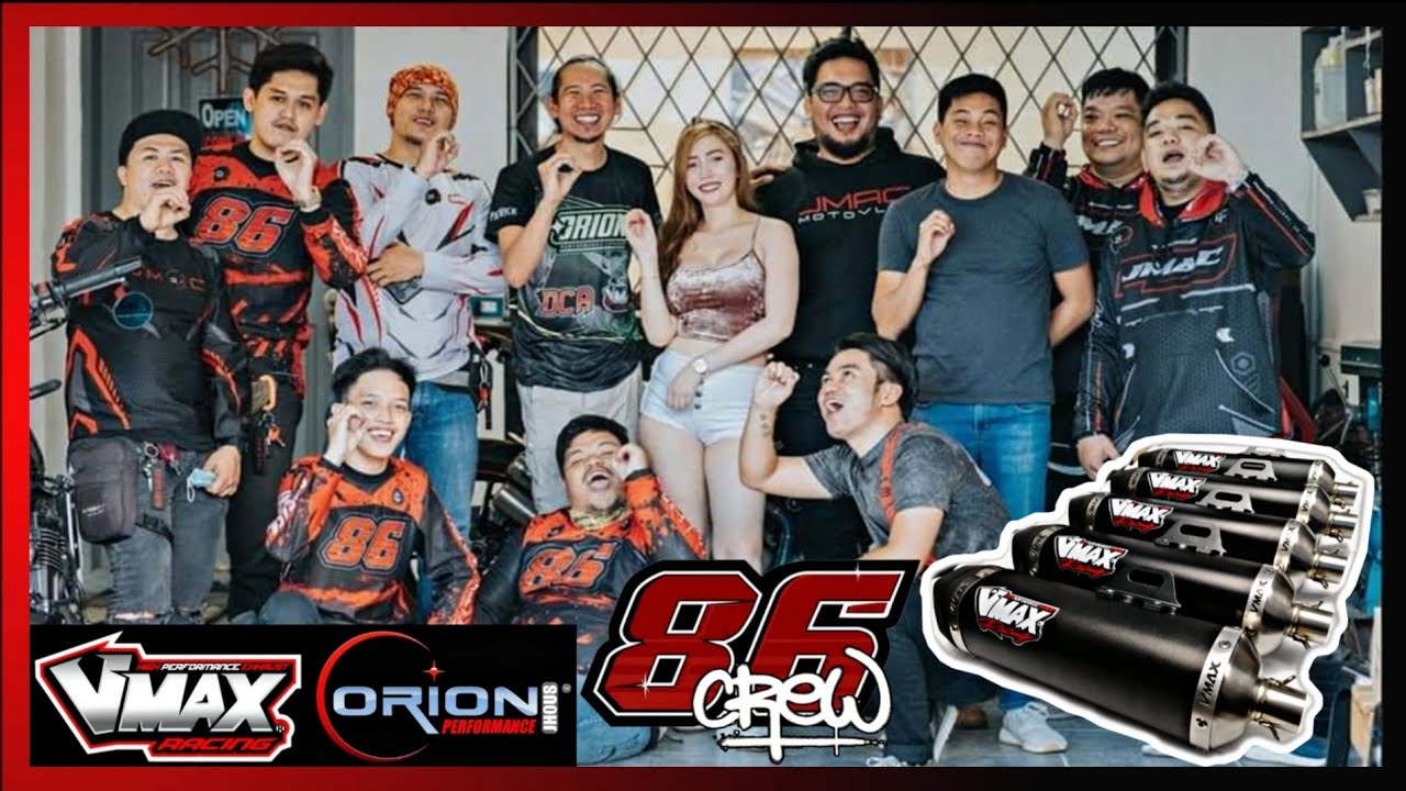 FIRST GROUP SPONSORSHIP OF VMAX/ORION POWER EXHAUST ¦ 86 CREW ft. JMAC MOTOVLOG ft. ORION ¦ PHATSUWO